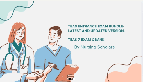 ATI TEAS 7 Study Guide and Test Bank
