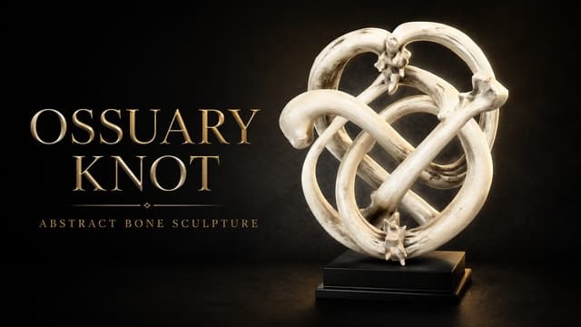 Ossuary Knot – Abstract Bone Sculpture