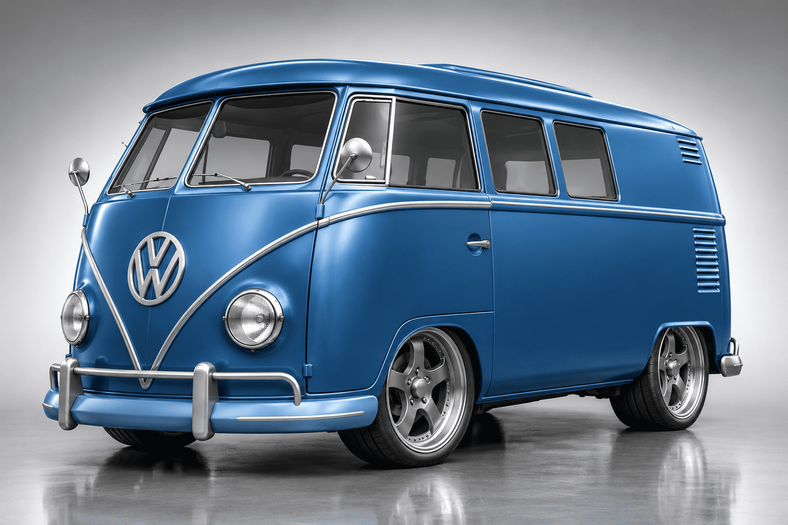 Volkswagen Camper Van Vintage Classic Camper 3D Model