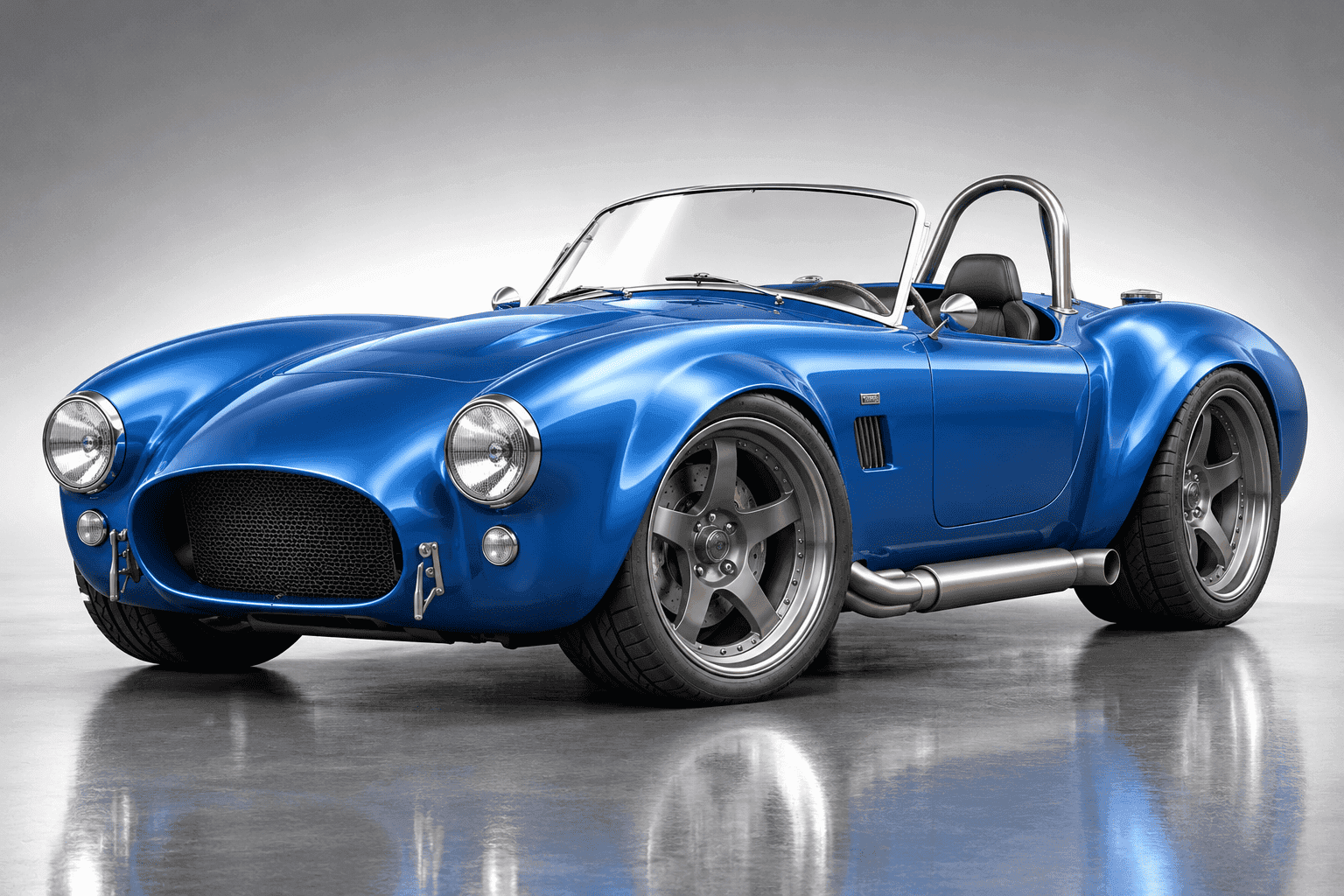 Ford Shelby Cobra 427 Classic Sports Car 3D Model