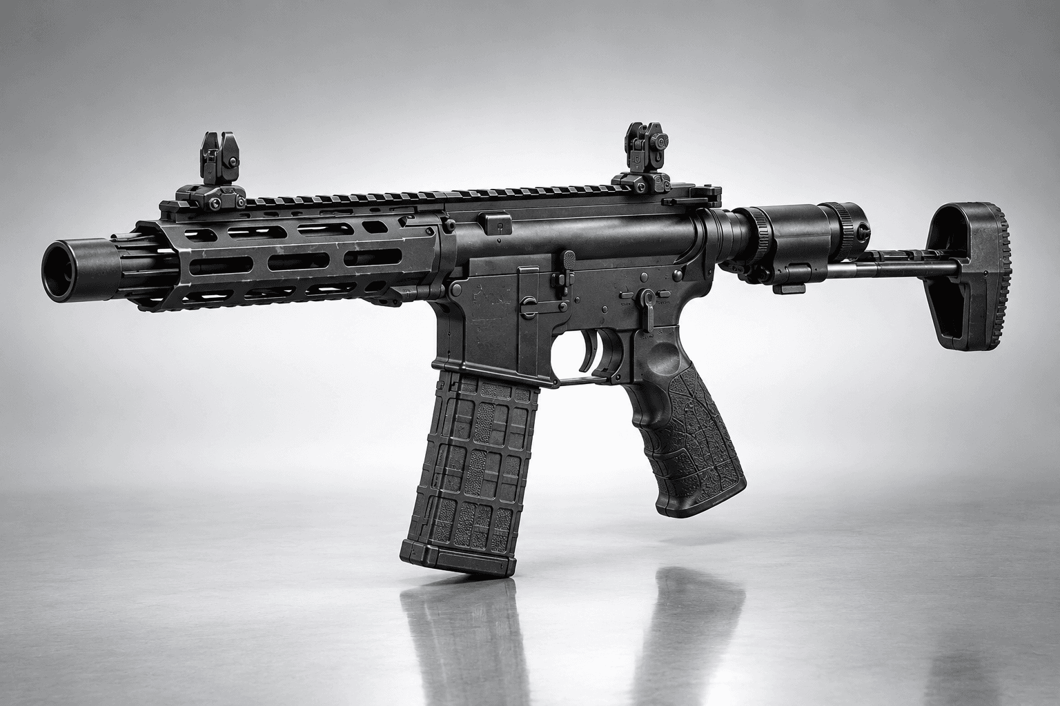 Daniel Defense DDM4 PDW Compact Rifle 3D Model