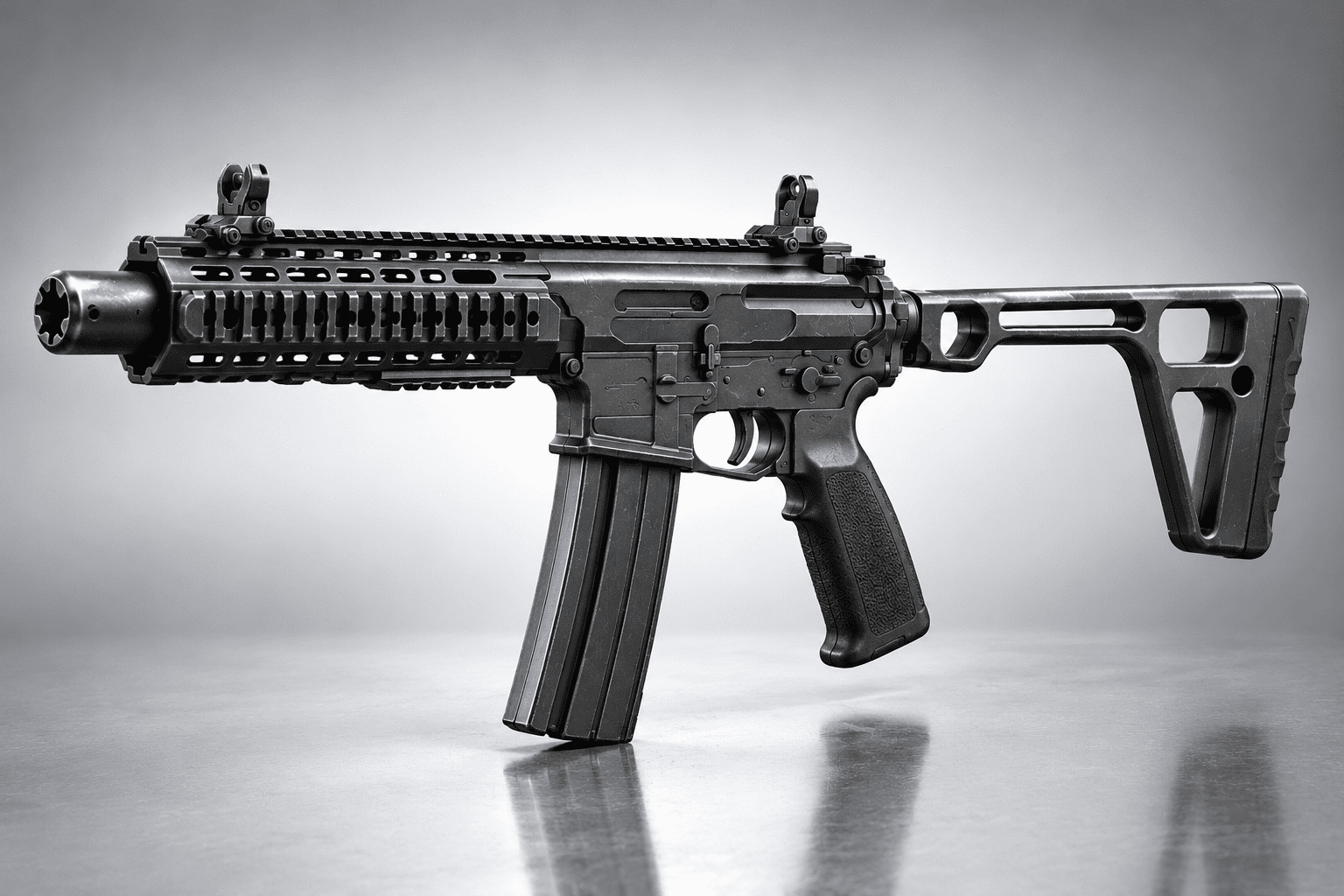 LVAW (Low Visibility Assault Weapon) Rifle 3D Model