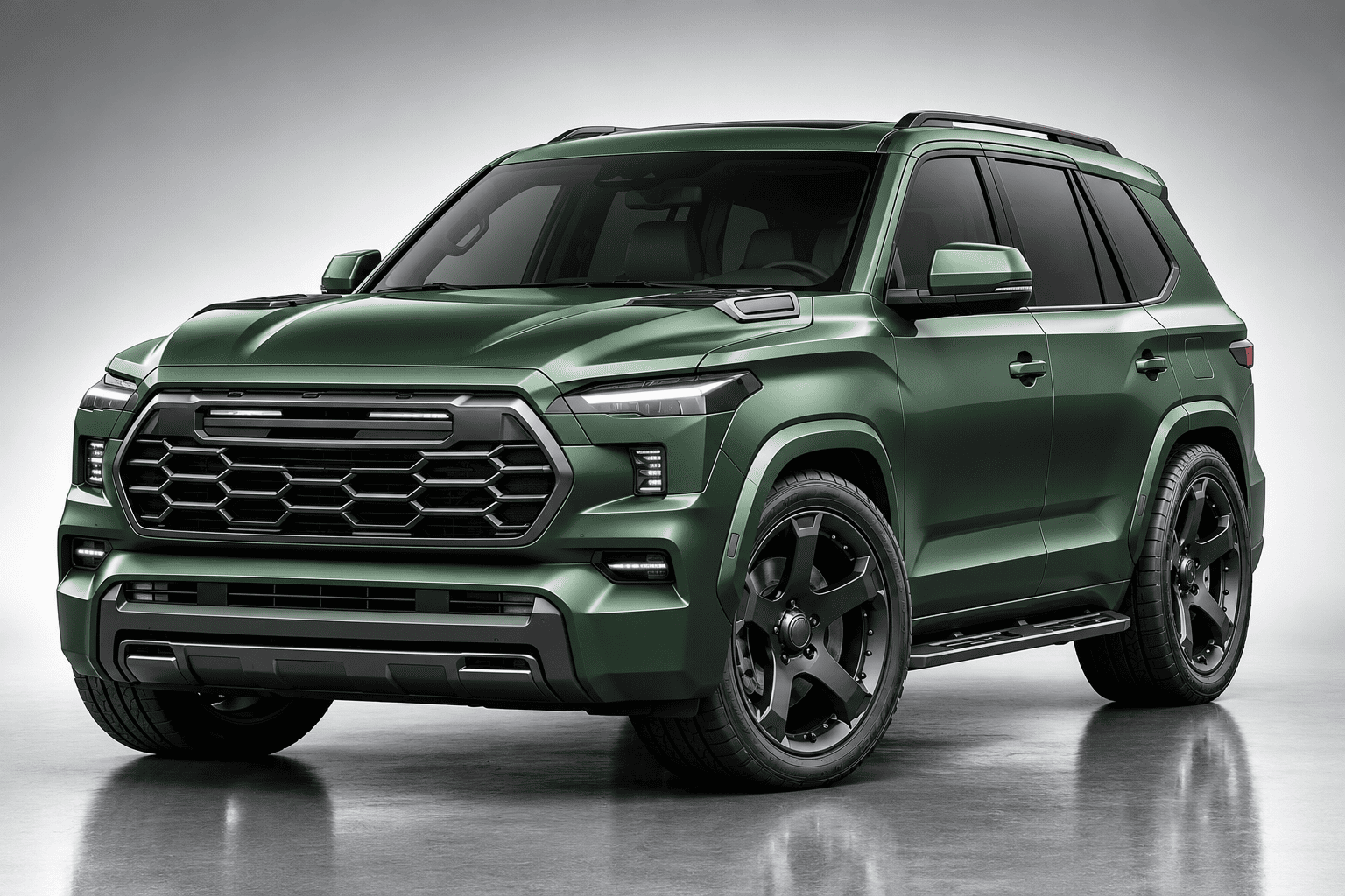 Toyota Sequoia Luxury Off-Road SUV 3D Model