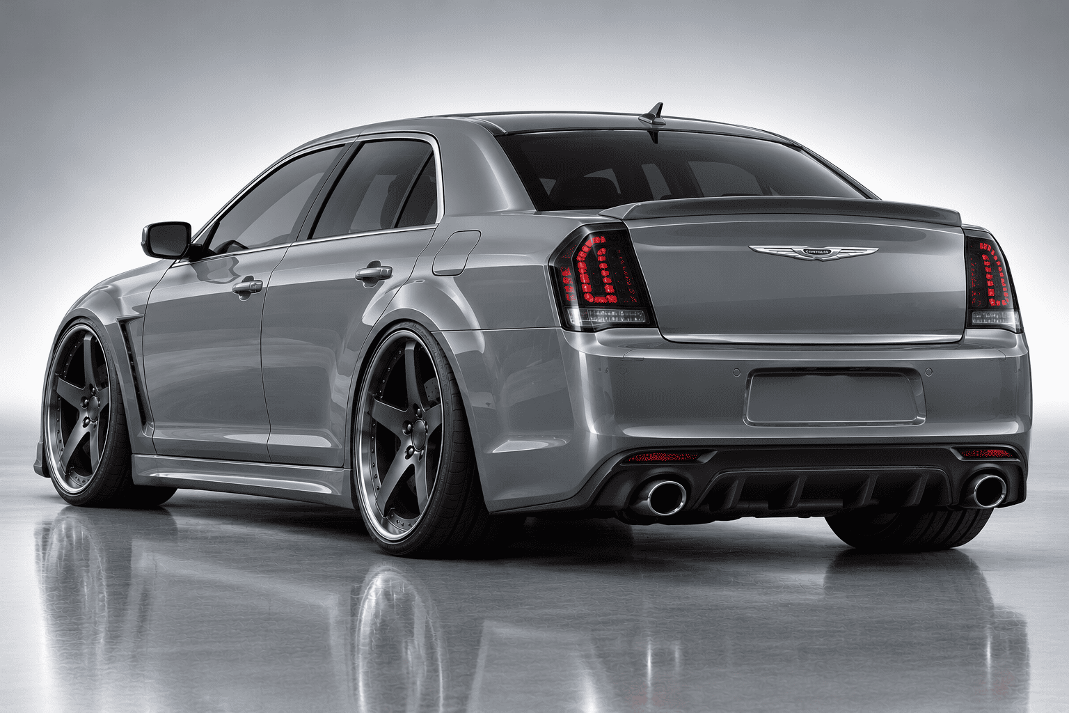 Chrysler 300C SRT8 American Luxury Sedan 3D Model